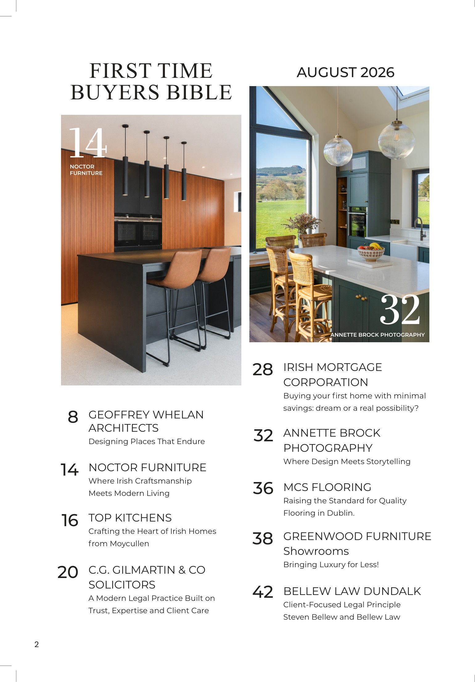 First Time Buyer's Bible — Contents, page 2